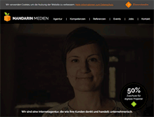 Tablet Screenshot of mandarin-medien.de